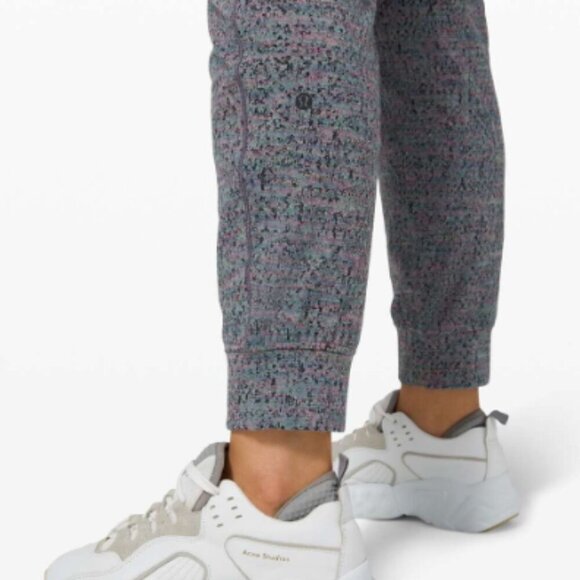 Lululemon Ready to Rulu 7/8 Jogger Neon Tweed Jacquard Battleship Electric EUC - Picture 9 of 14